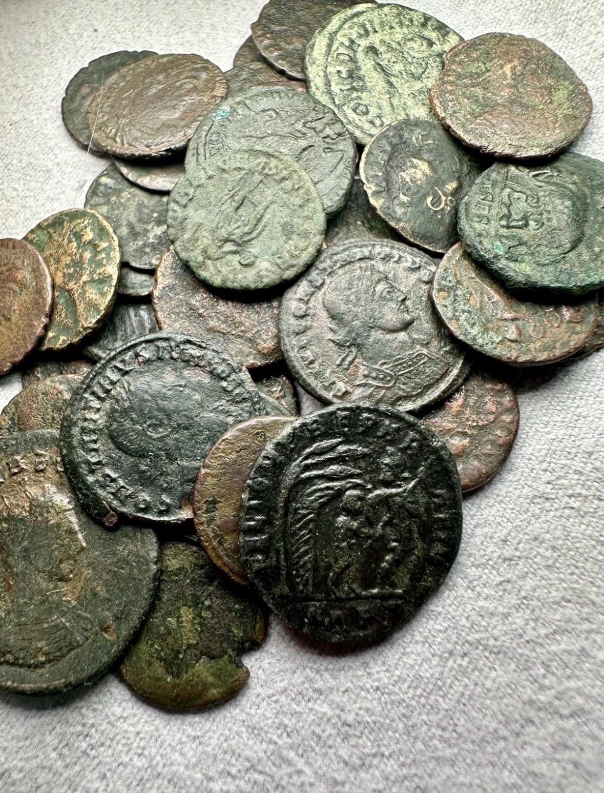 Genuine Ancient Roman coins 2nd-5th Century AD G-VG Quality