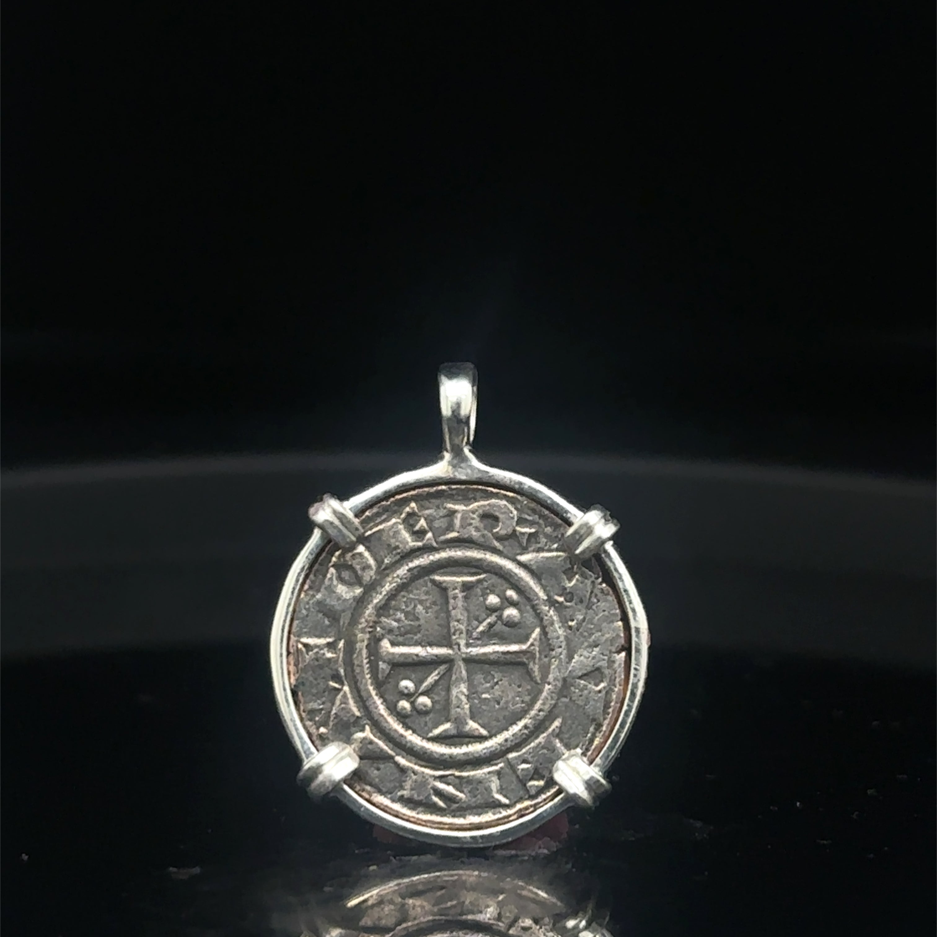Medieval 13th century Italian Christian Crusader coin
