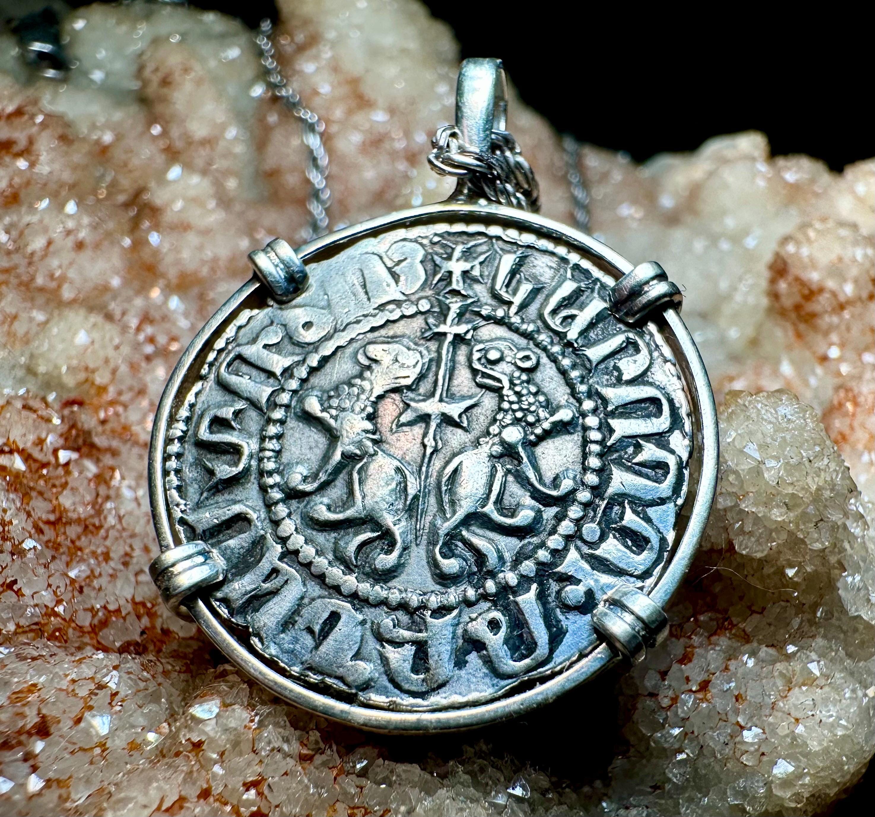 Genuine 12th Century Crusader “By the Will of God” coin pendant