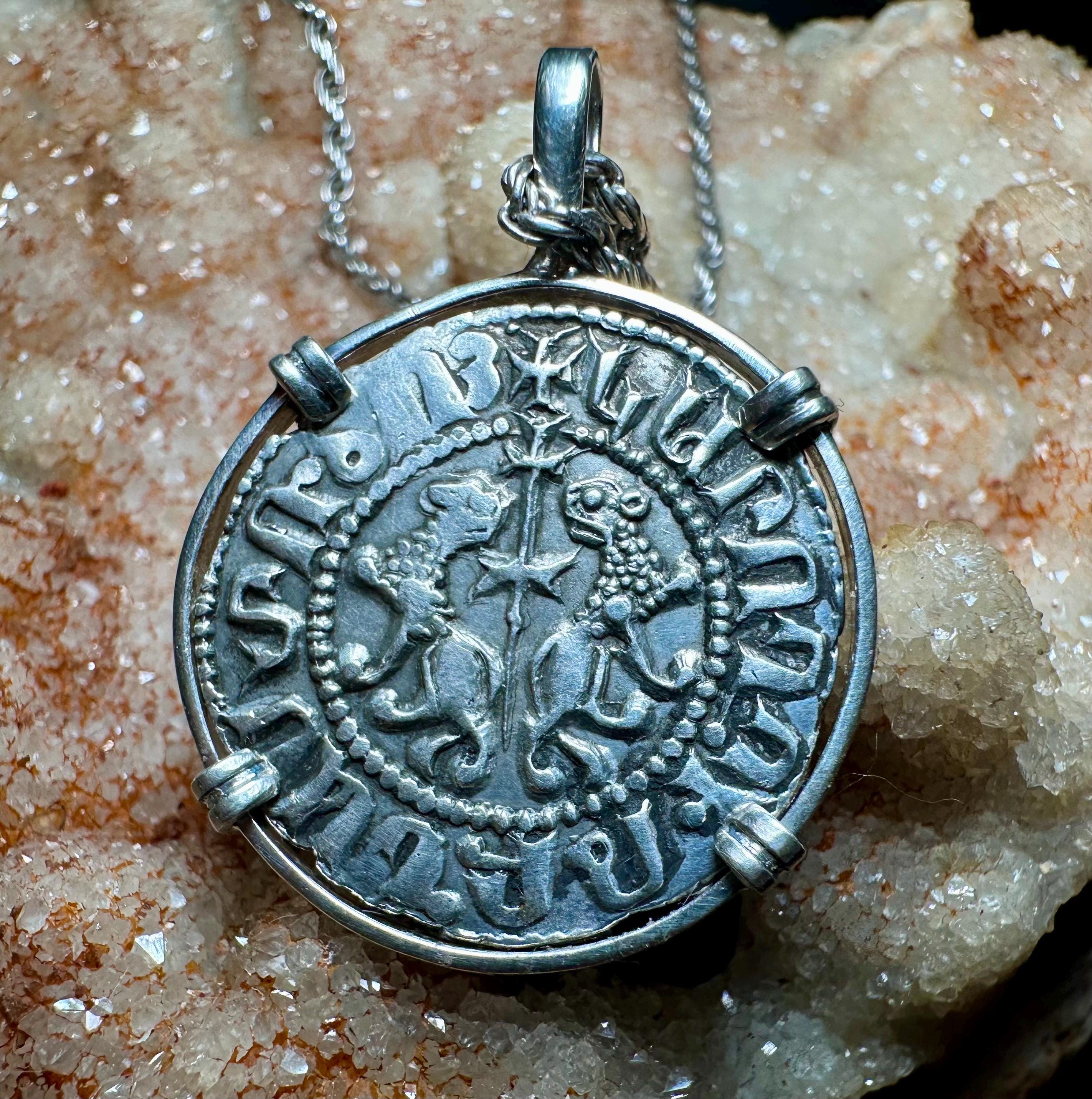 Genuine 12th Century Crusader “By the Will of God” coin pendant
