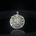 13th century Christian crusades coin in sterling silver