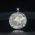 Genuine 13th Century Christian Lion And Cross Crusader coin in pendant