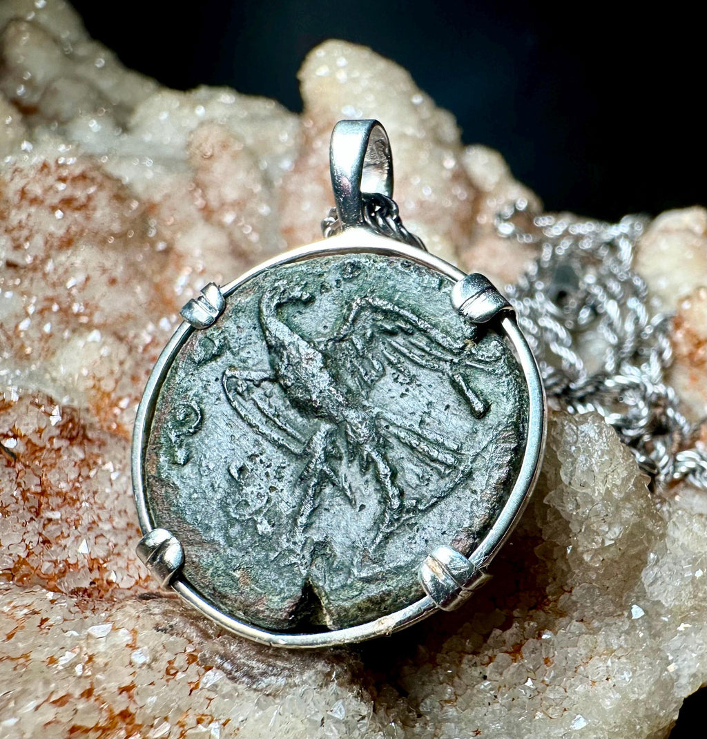 Genuine 2nd century BC Ancient Greek Perseus and Eagle coin
