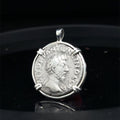 Marcus Aurelius silver Didrachm in sterling silver pendant