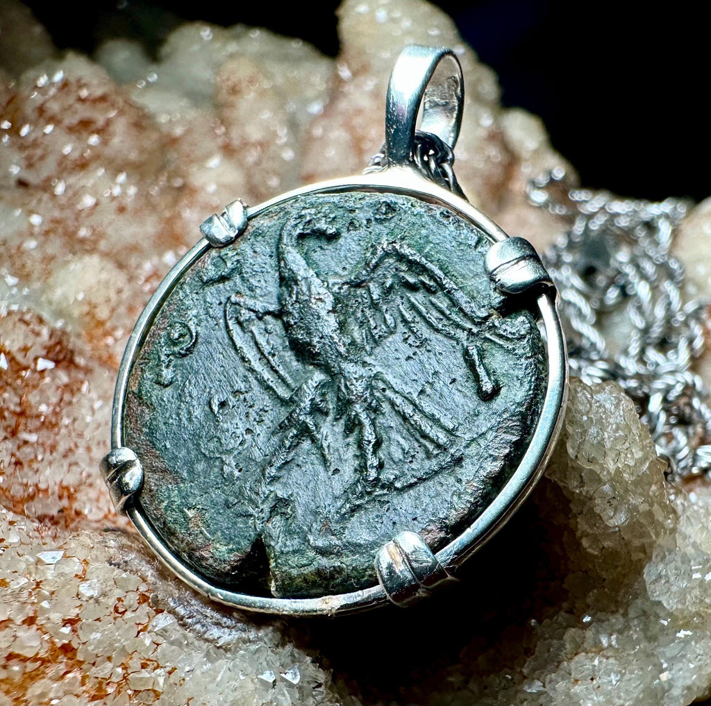 Genuine 2nd century BC Ancient Greek Perseus and Eagle coin