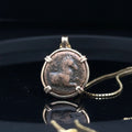 Ancient Greek Horse coin in 14k yellow gold filled pendant