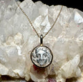 Ancient Greek Medusa and Athena silver