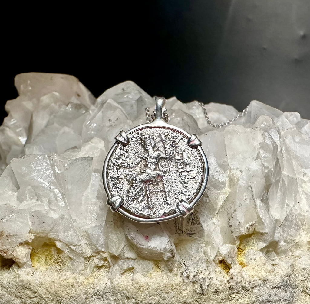 Alexander the Great in sterling silver pendant