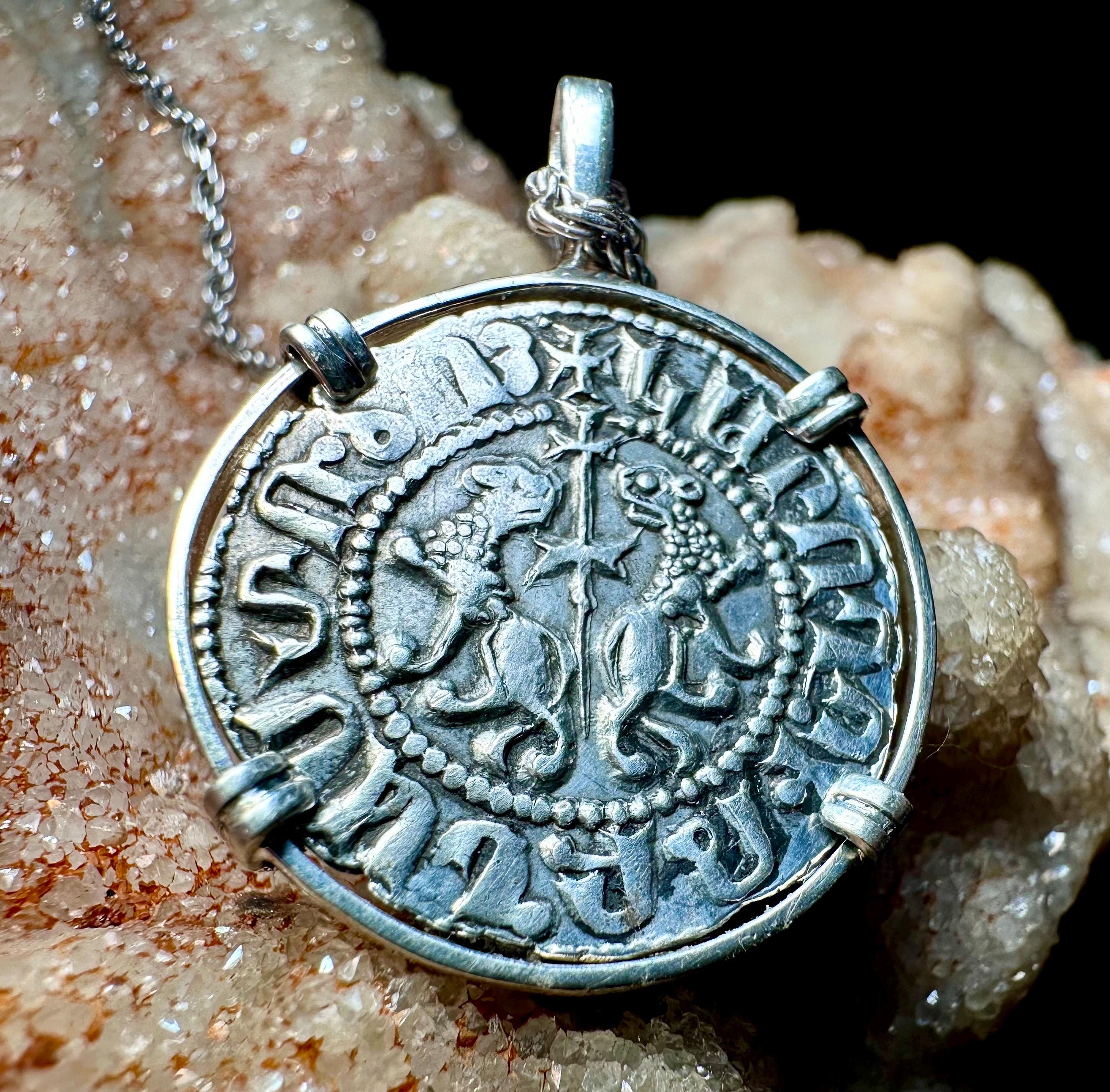Genuine 12th Century Crusader “By the Will of God” coin pendant