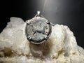 Ancient Greek Philip I coin in sterling silver pendant