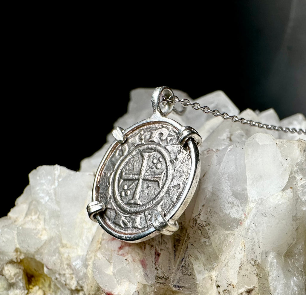 Medieval 13th century Italian Christian Crusader coin