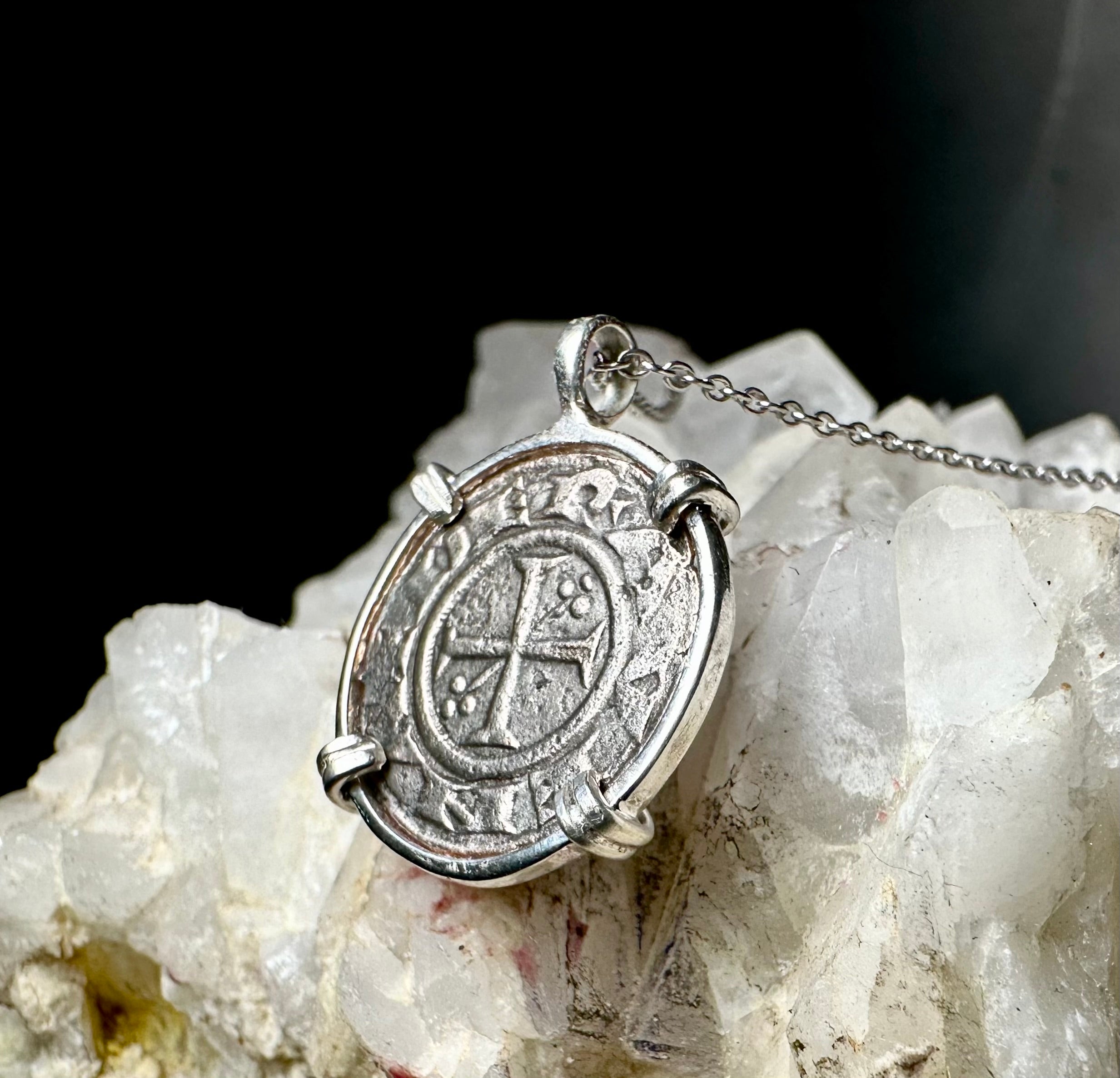 Medieval 13th century Italian Christian Crusader coin