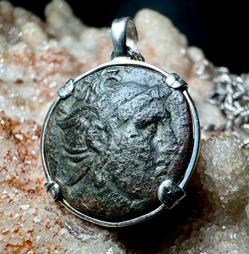 Genuine 2nd century BC Ancient Greek Perseus and Eagle coin