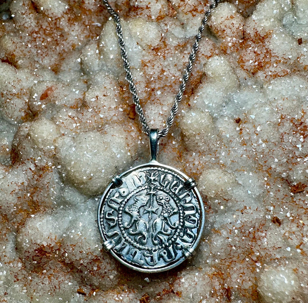 Genuine 12th Century Crusader “By the Will of God” coin pendant