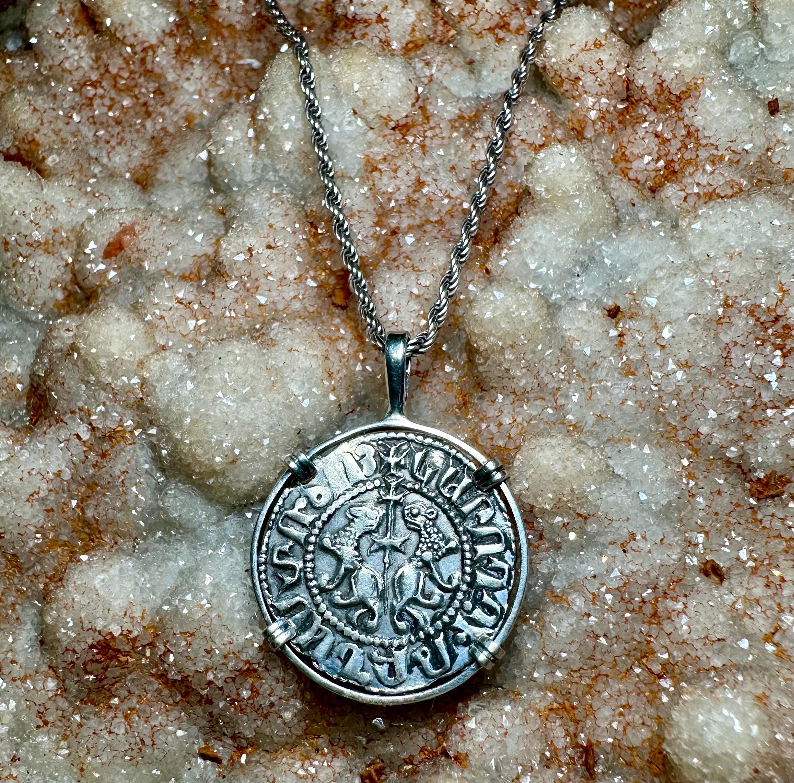 Genuine 12th Century Crusader “By the Will of God” coin pendant